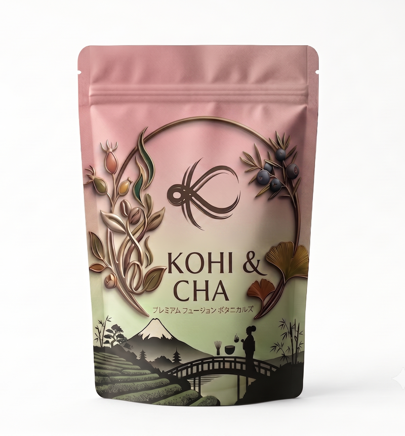 Matcha Latte Fresa — envase KOHI & CHA