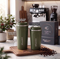 Vaso Térmico ThermoWave - color Verde militar