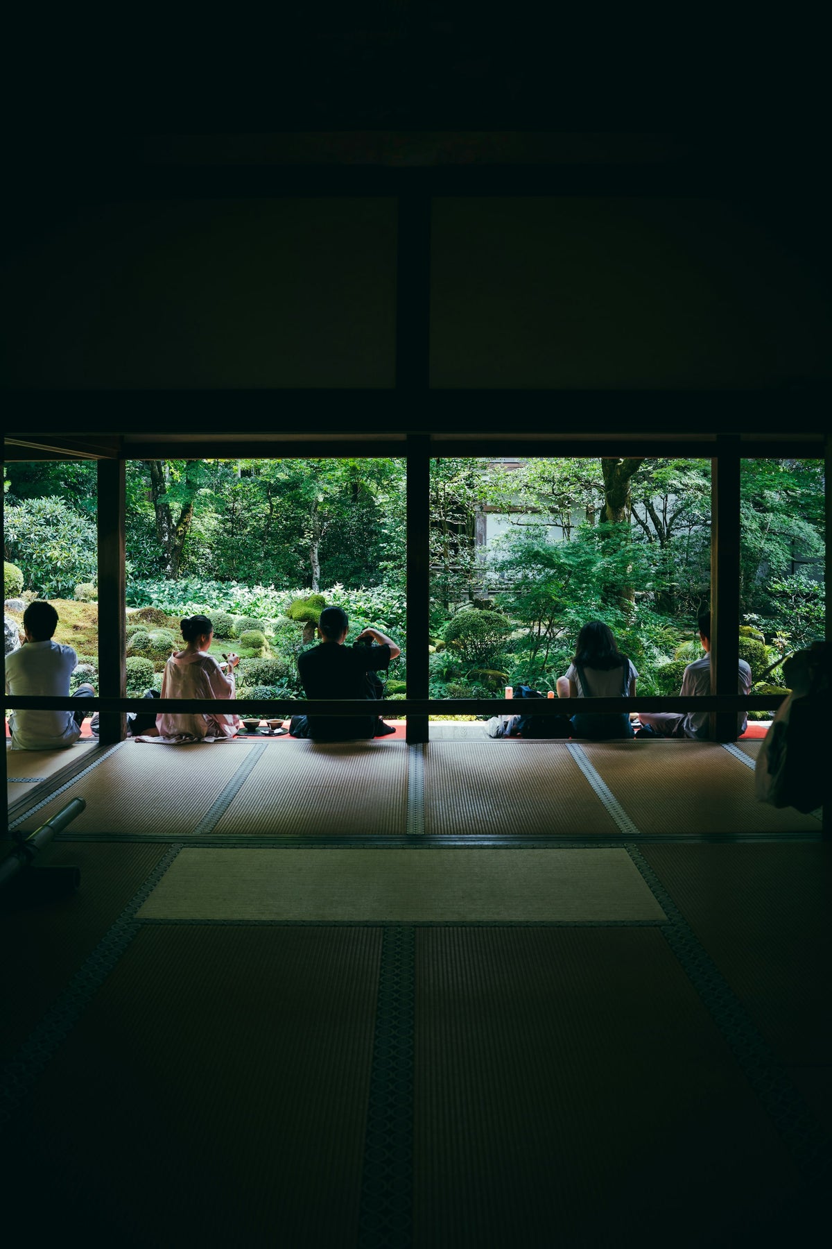 Sala de té japonesa tradicional