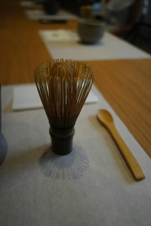 Chashaku, cuchara de bambú para medir el matcha